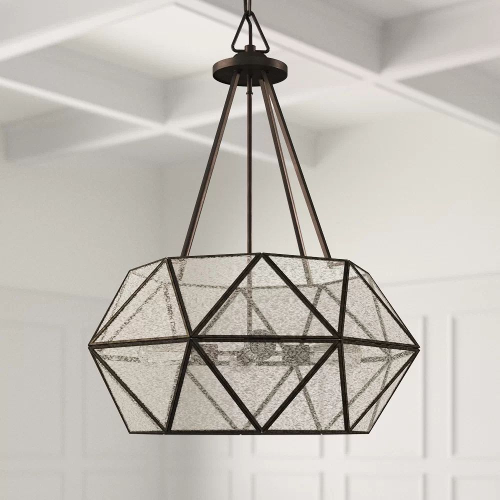 Coyle 4 - Light Unique Geometric Chandelier | Wayfair North America