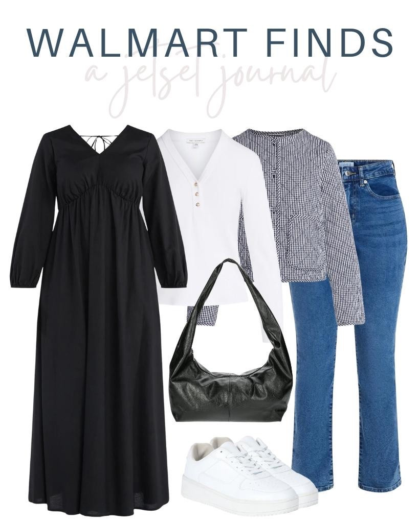 Cute and comfy outfit ideas perfect for winter to spring days from Walmart!
black dress, quilted jacket, white cardigan, denim jeans, black purse, white sneakers, affordable fashion, winter to spring look, outfit inspo, winter to spring fashion, cute accessories, transitional outfit idea, walmart fashion, winter to spring style

#LTKBeauty #LTKSeasonal #LTKU