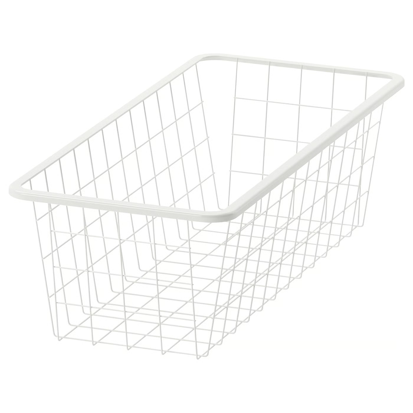 IKEA JONAXEL wire basket, white, 9 7/8x20 1/8x5 7/8 | IKEA US
