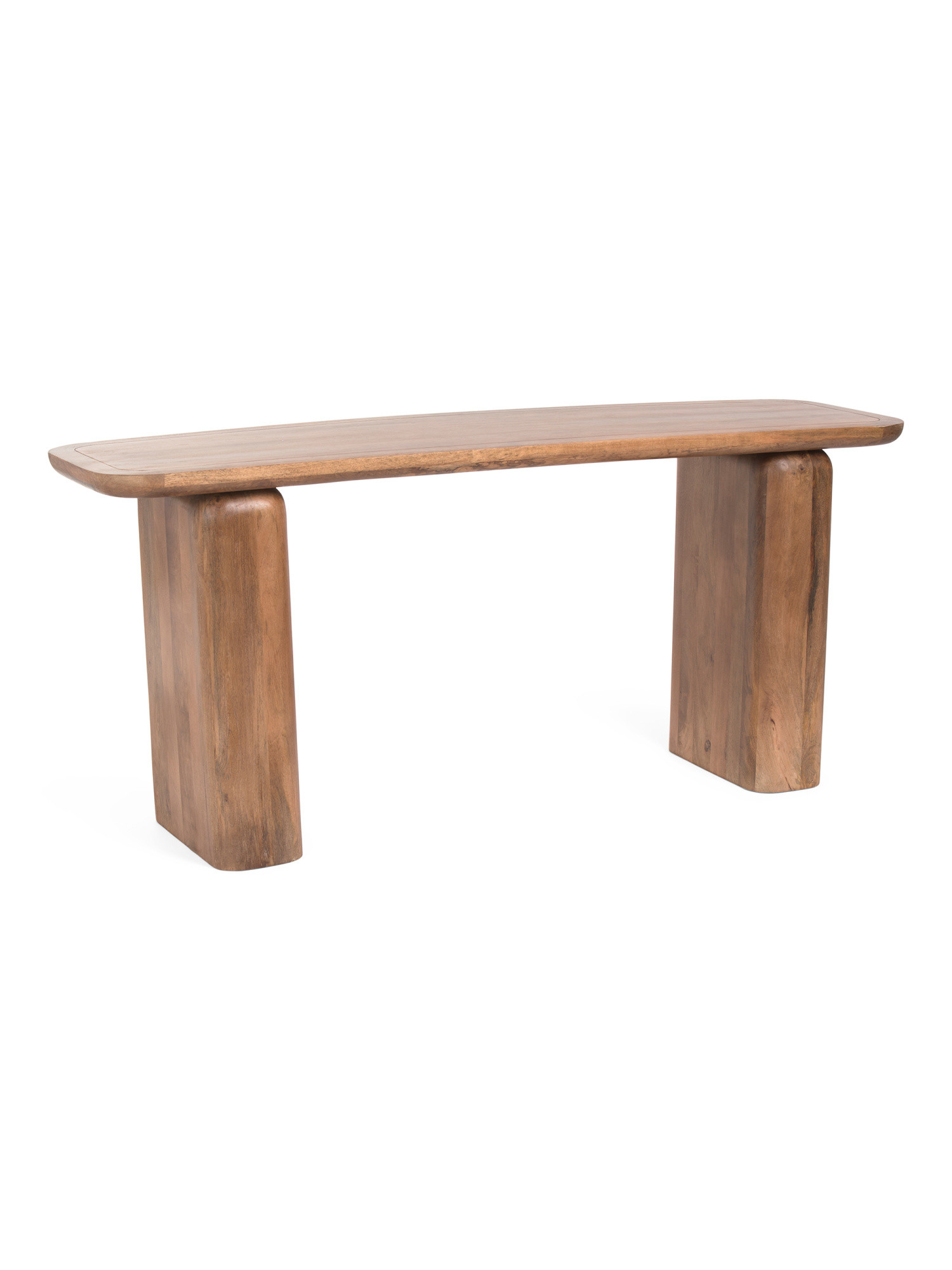 68x30x18 Chloe Solid Mango Wood  Console Table | TJ Maxx