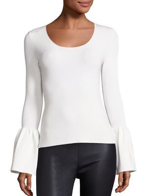 Willow Bell Sleeve Ribbed Top | Saks Fifth Avenue