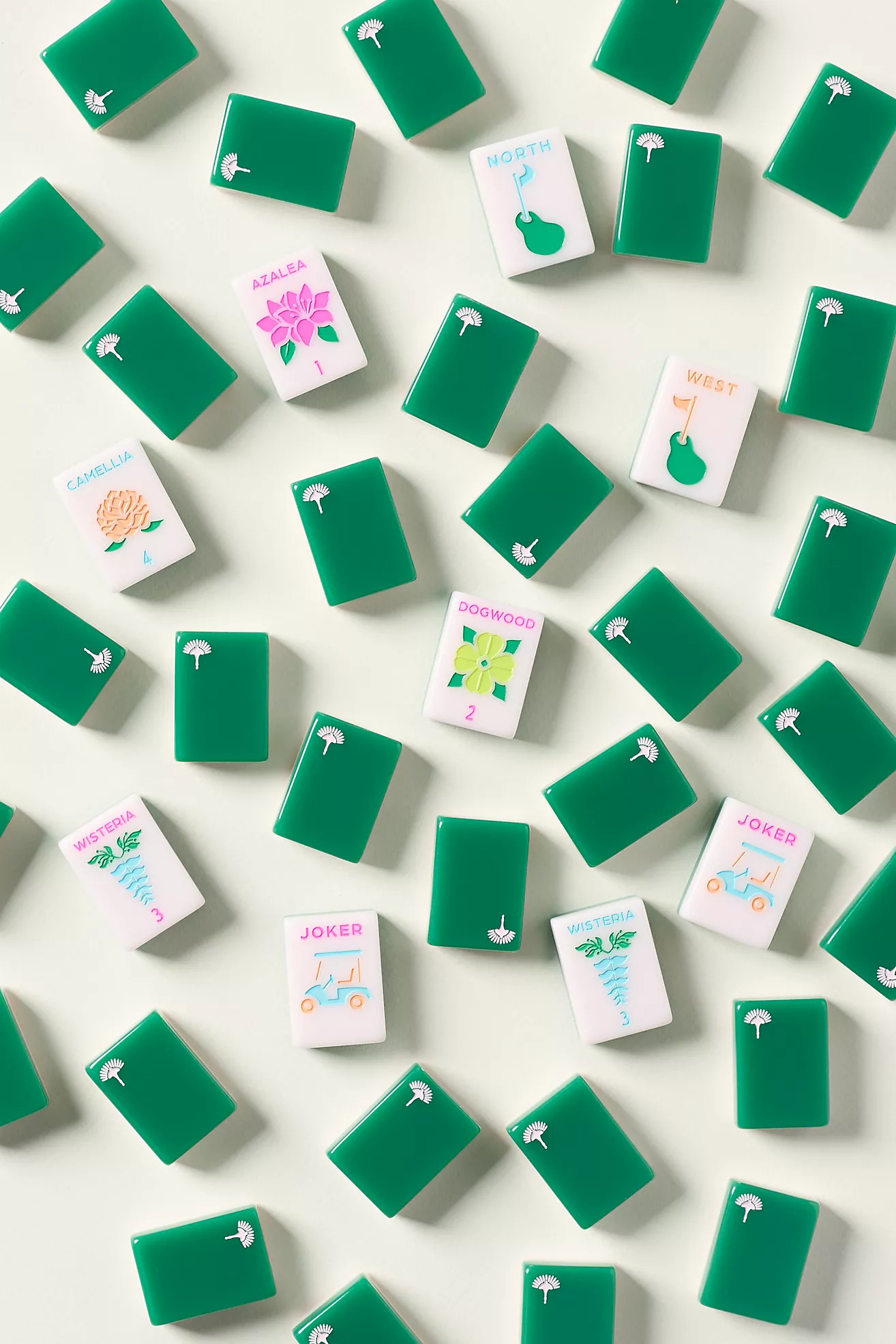 Charleston Mahjong Club Tile Set | Anthropologie (US)