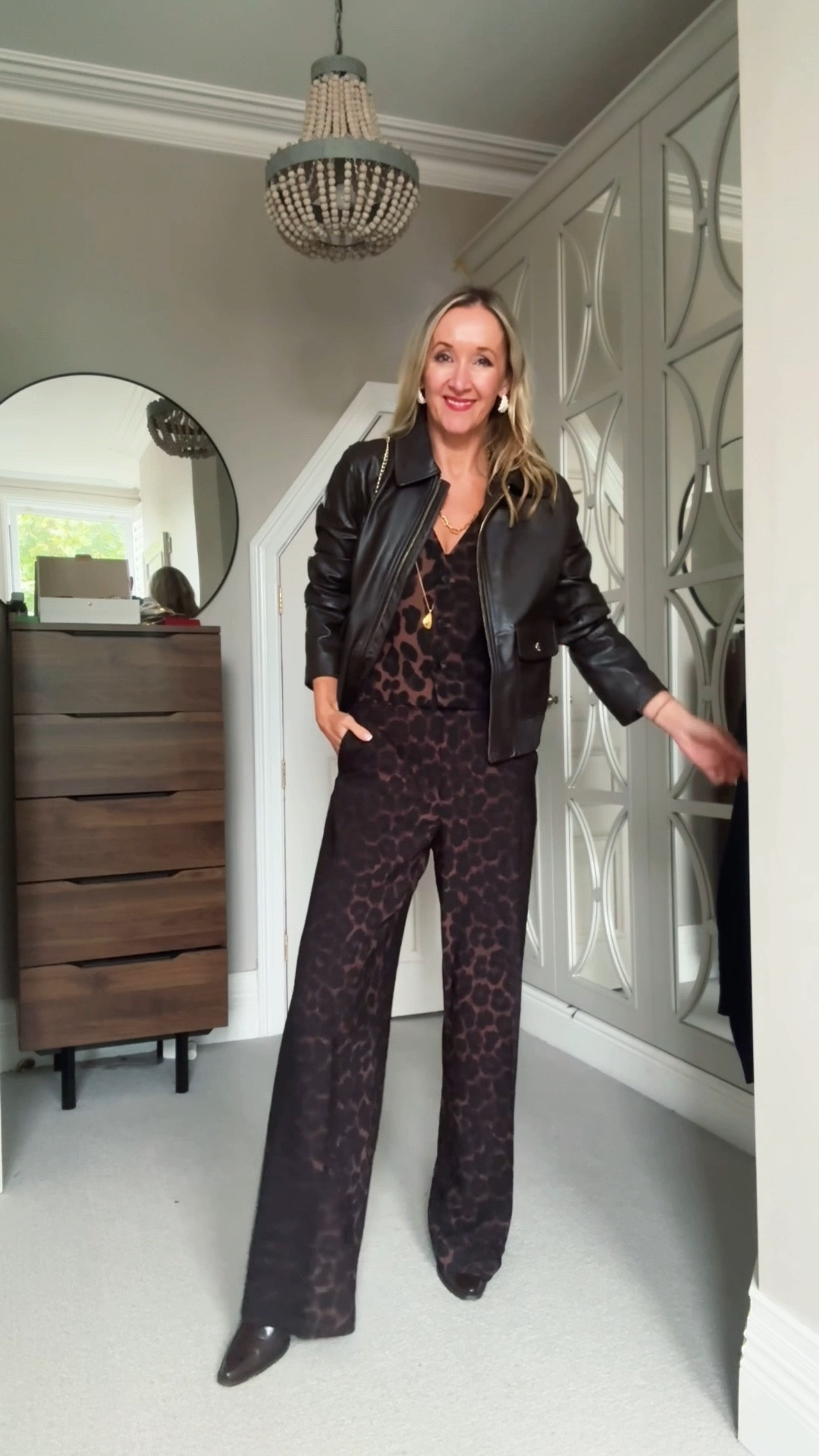 Love a full on leopard look for autumn.  When it gets colder just add a rollneck underneath. 

#LTKautumn #LTKover50style #LTKuk