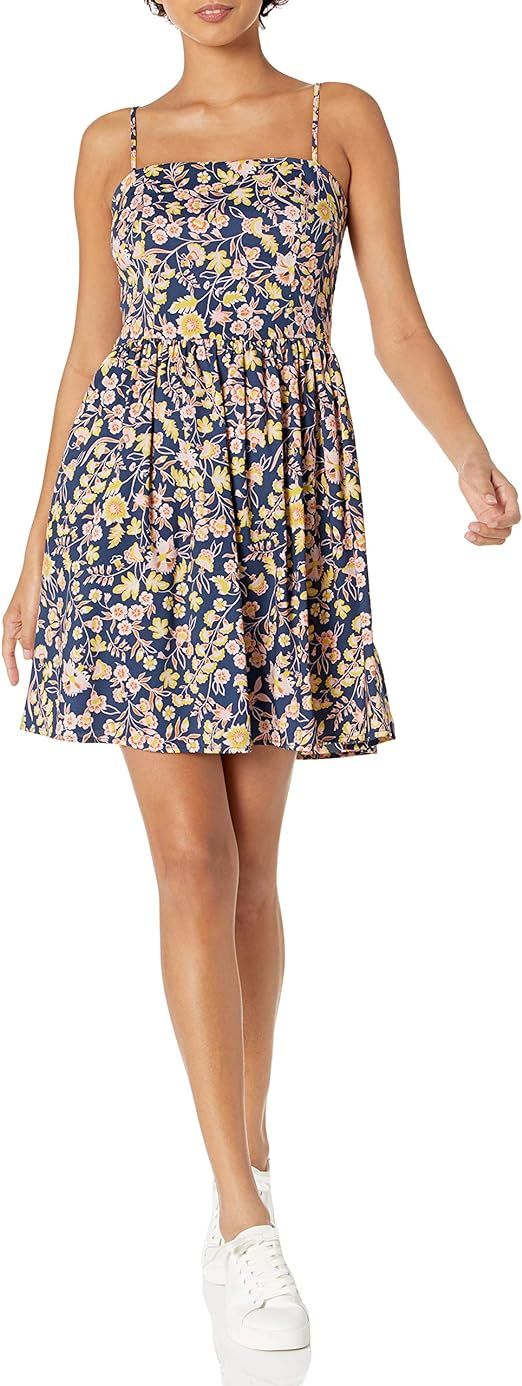 Goodthreads Women's Georgette Smock-Back Cami Mini Dress | Amazon (US)