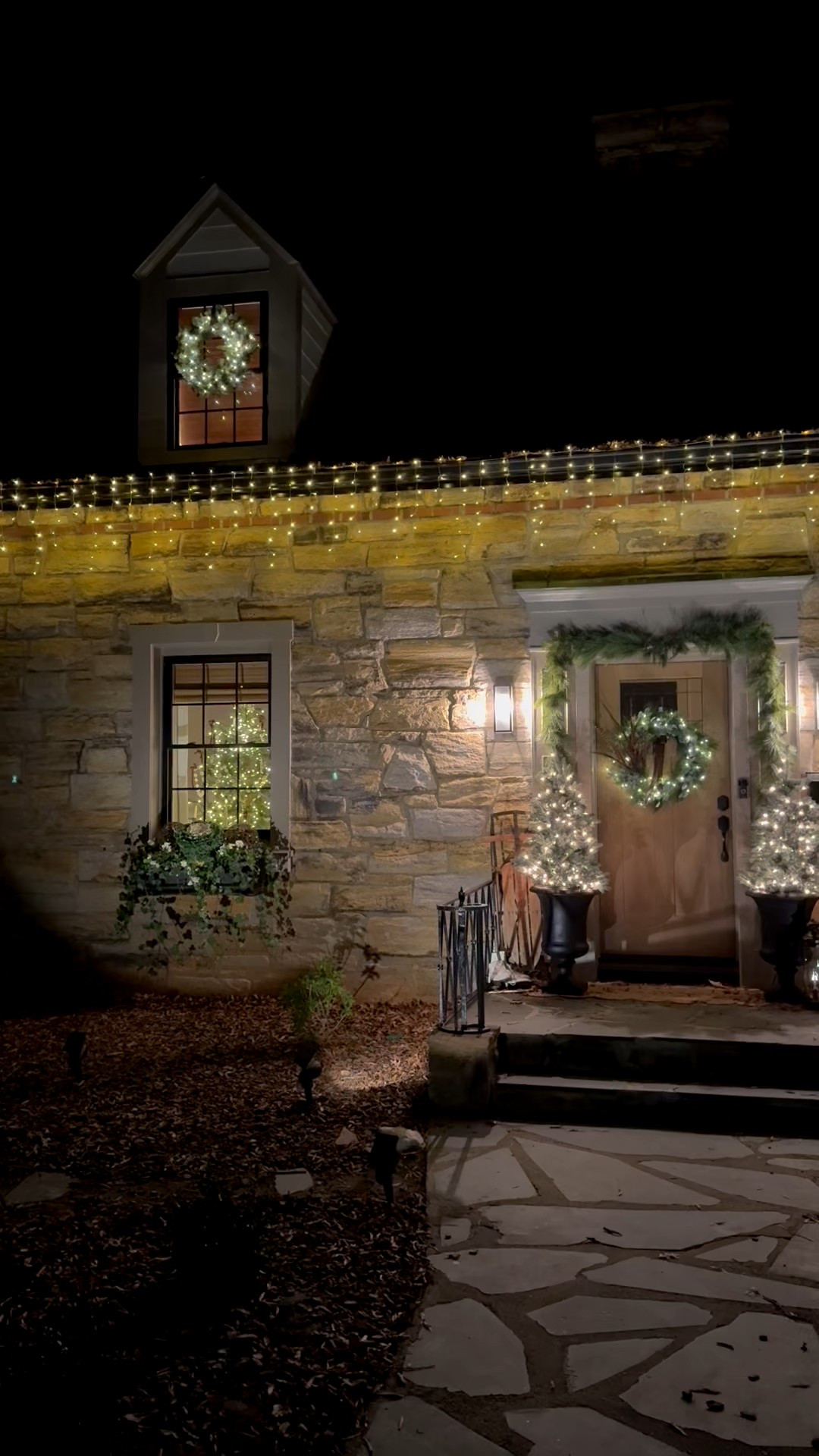 Added a wreath to each of the dormer windows tonight...

#LTKHoliday #LTKHome #LTKSeasonal