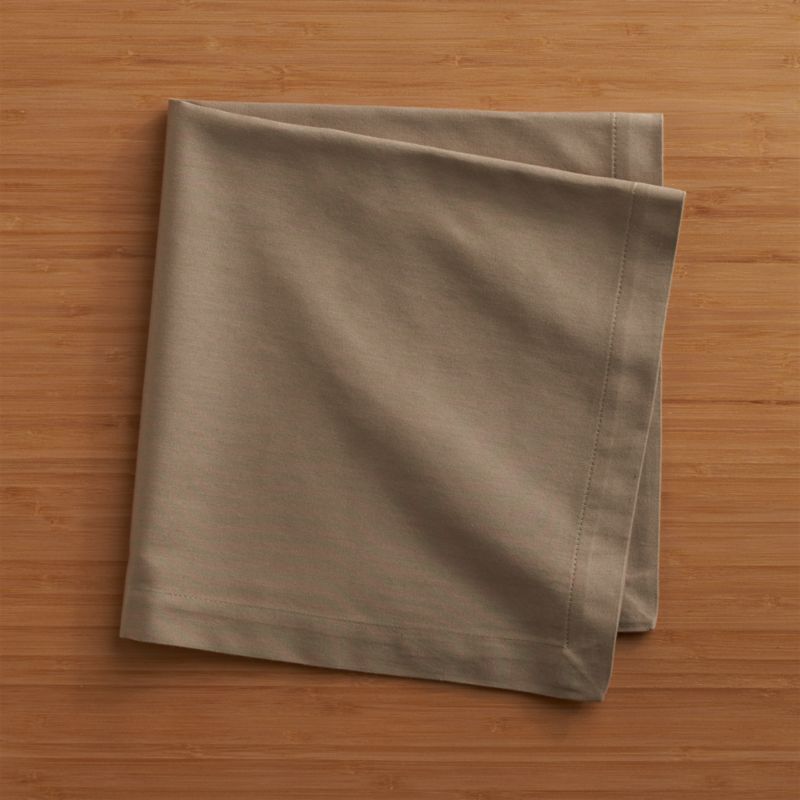 Fete Brindle Brown Cloth Napkin | Crate & Barrel