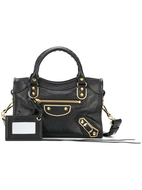 Bolsa Classic Metallic Edge Mini City | FarFetch BR