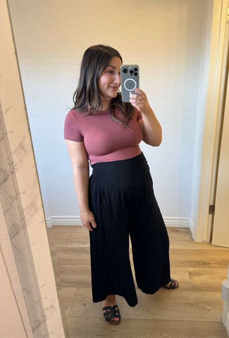 Bump fashion! 
The most comfortable pants from amazon!! 

I am 28 weeks pregnant so wearing a size medium 22 inch inseam (pre-pregnancy I would have worn a small) and top size medium

#LTKfindsunder50 #LTKbump #LTKstyletip