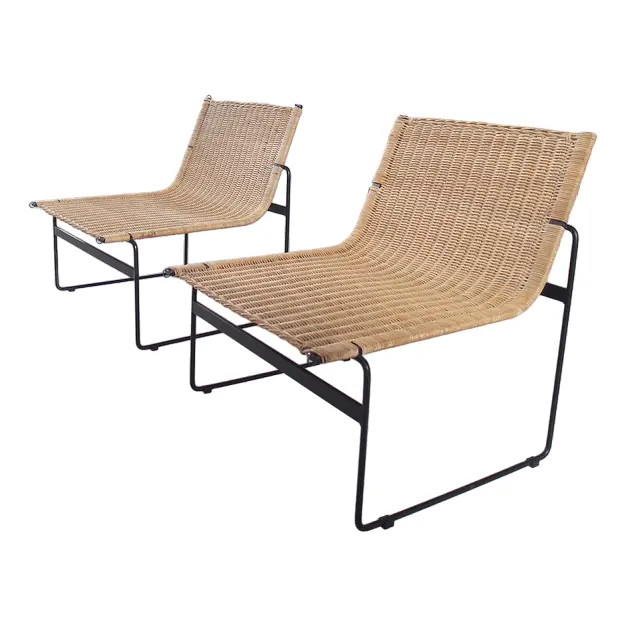 Lounge Chairs attributed to Gregorio Vicente Cortes and Luis Onsurbe for Metz & Co, 1961, Set of ... | Chairish