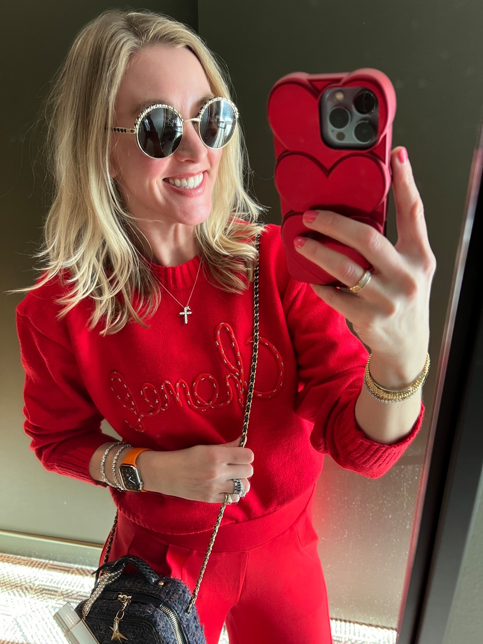 All Red Flight Fit ♥️

Wore this on travel day & it was comfy cozy chic!! 

#red #valentines #galentines #red #spanx 

#LTKTravel #LTKootd #LTKValentine