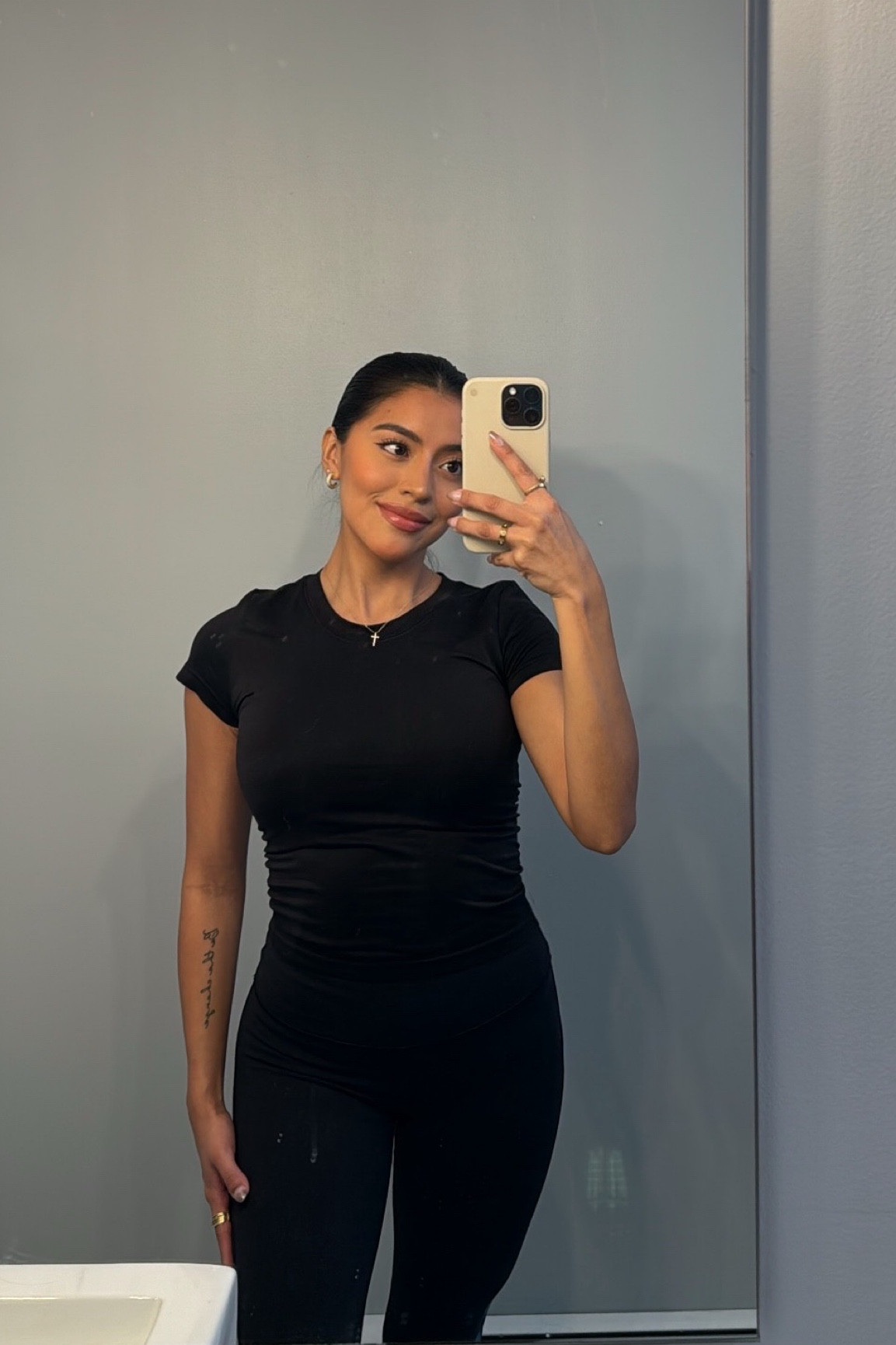 Fitted black T & yoga pants 🖤

#LTKSeasonal #LTKhome #LTKU