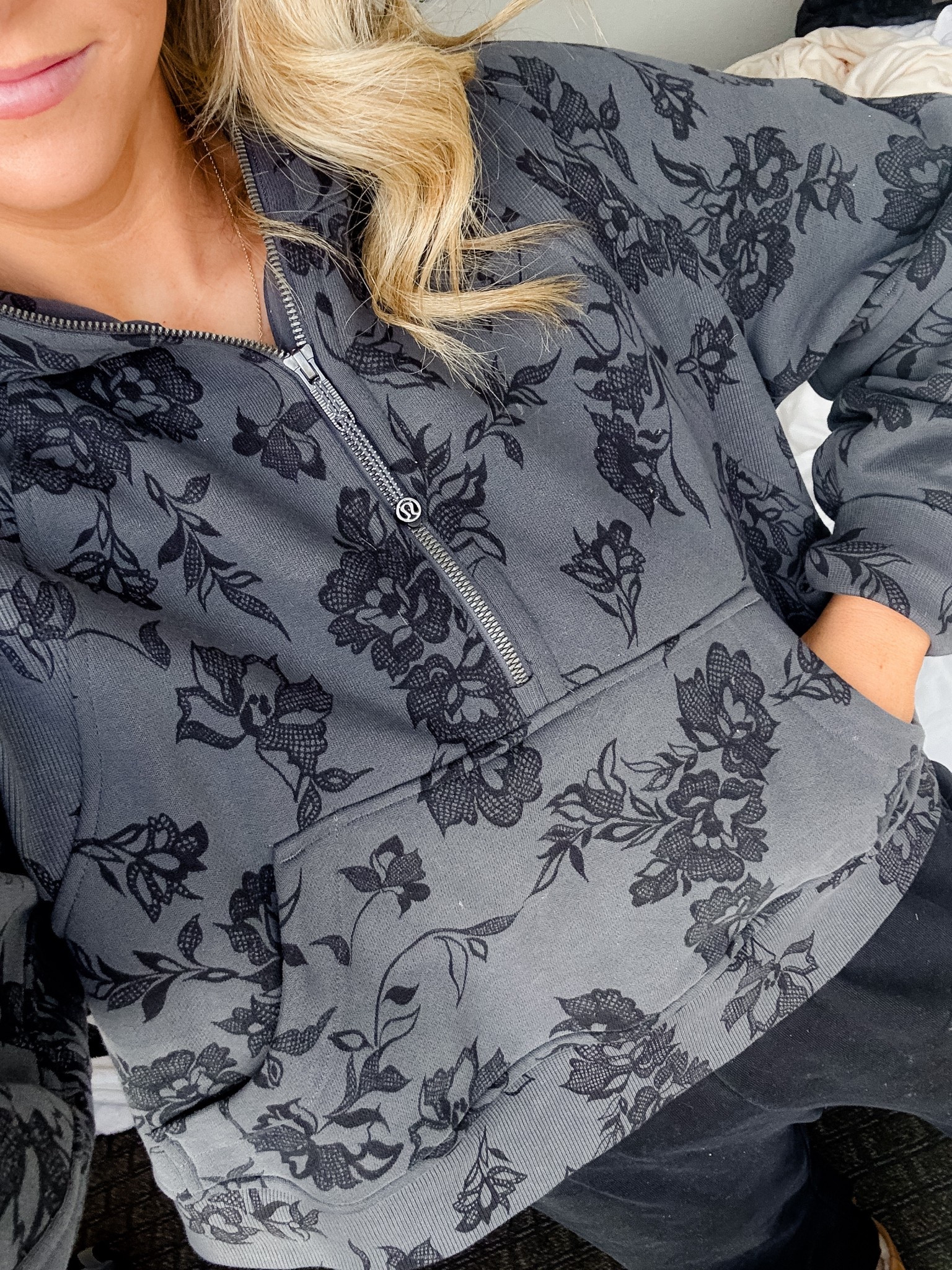New printed lululemon scuba I am obsessed with! Got a size M/L

#LTKActive #LTKmomlife #LTKootd