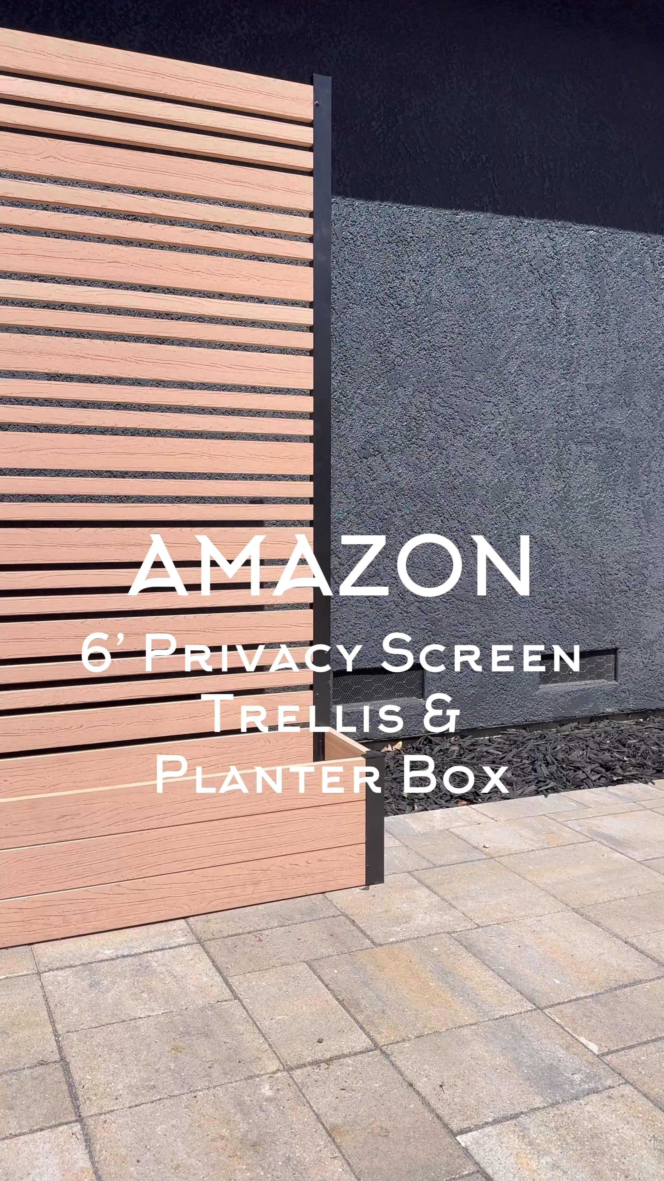 Instantly create the perfect  cozy outdoor space!

This privacy screen/ trellis is 6’ tall and made out of weatherproof durable WoodTek vinyl that looks like real wood, but is made to LAST!

Comes with mounting brackets for extra security in windy conditions. 

Perfect for real or faux plants! 🪴  

 #LTKU #LTKHome