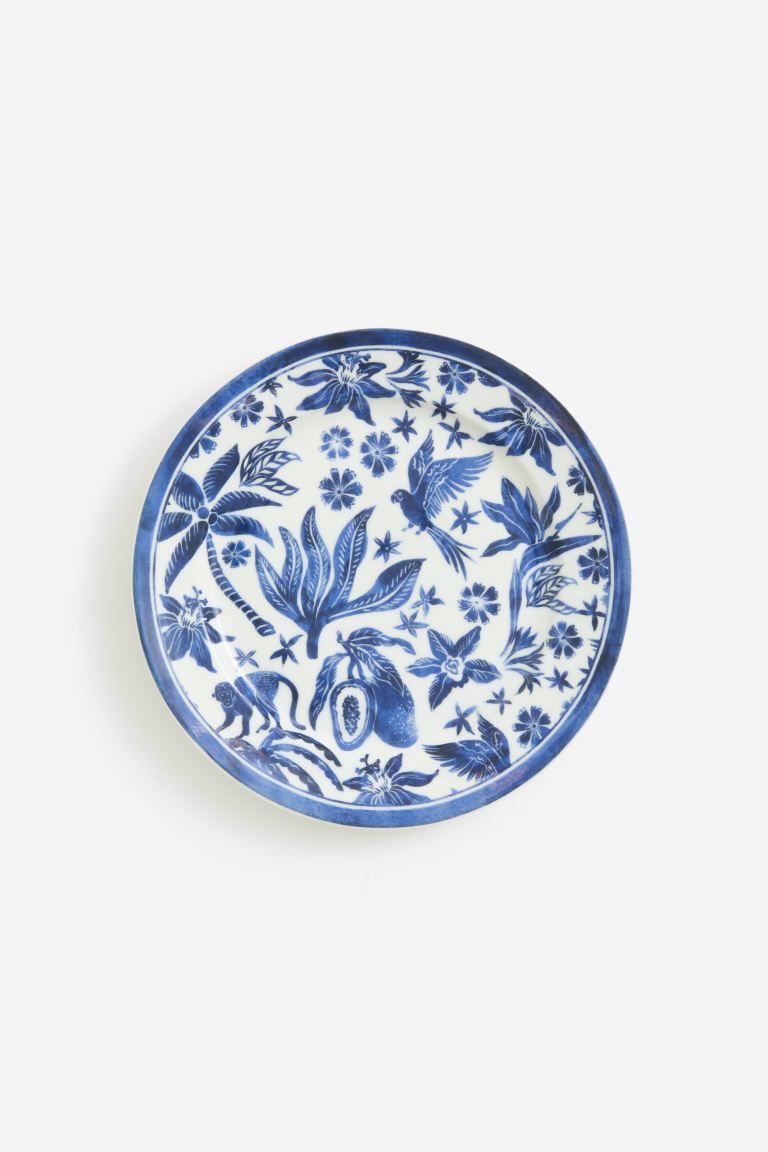 Medium-sized Porcelain Plate | H&M (US + CA)