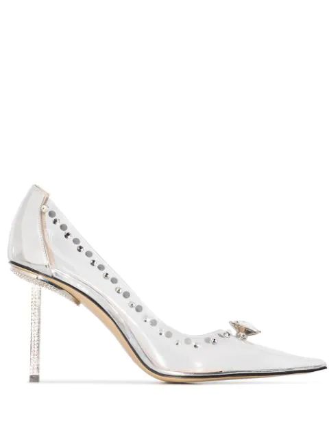 Diamond Dreams 100mm pumps | Farfetch (UK)