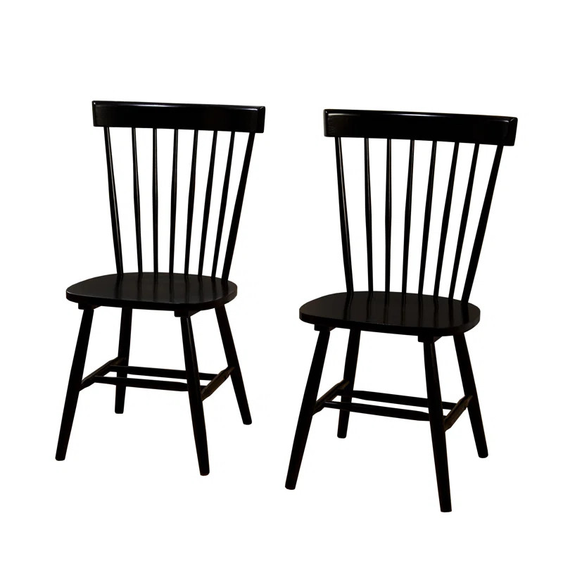 Roudebush Solid Wood Dining Chair (Set of 2) | Wayfair North America