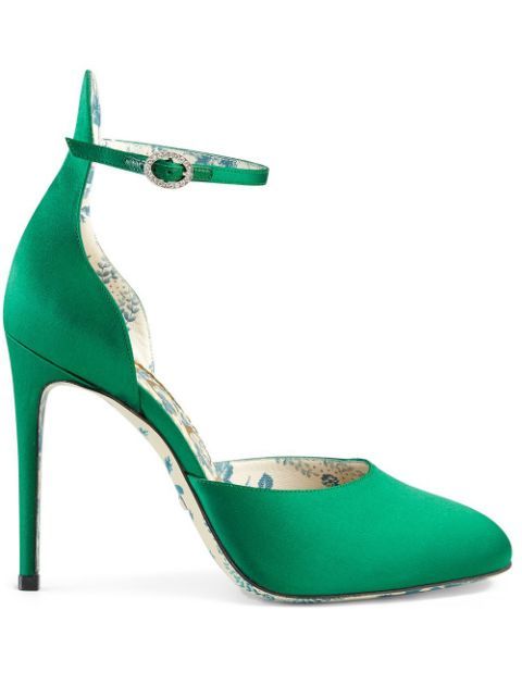 Gucci Satin Pumps - Farfetch | Farfetch (US)