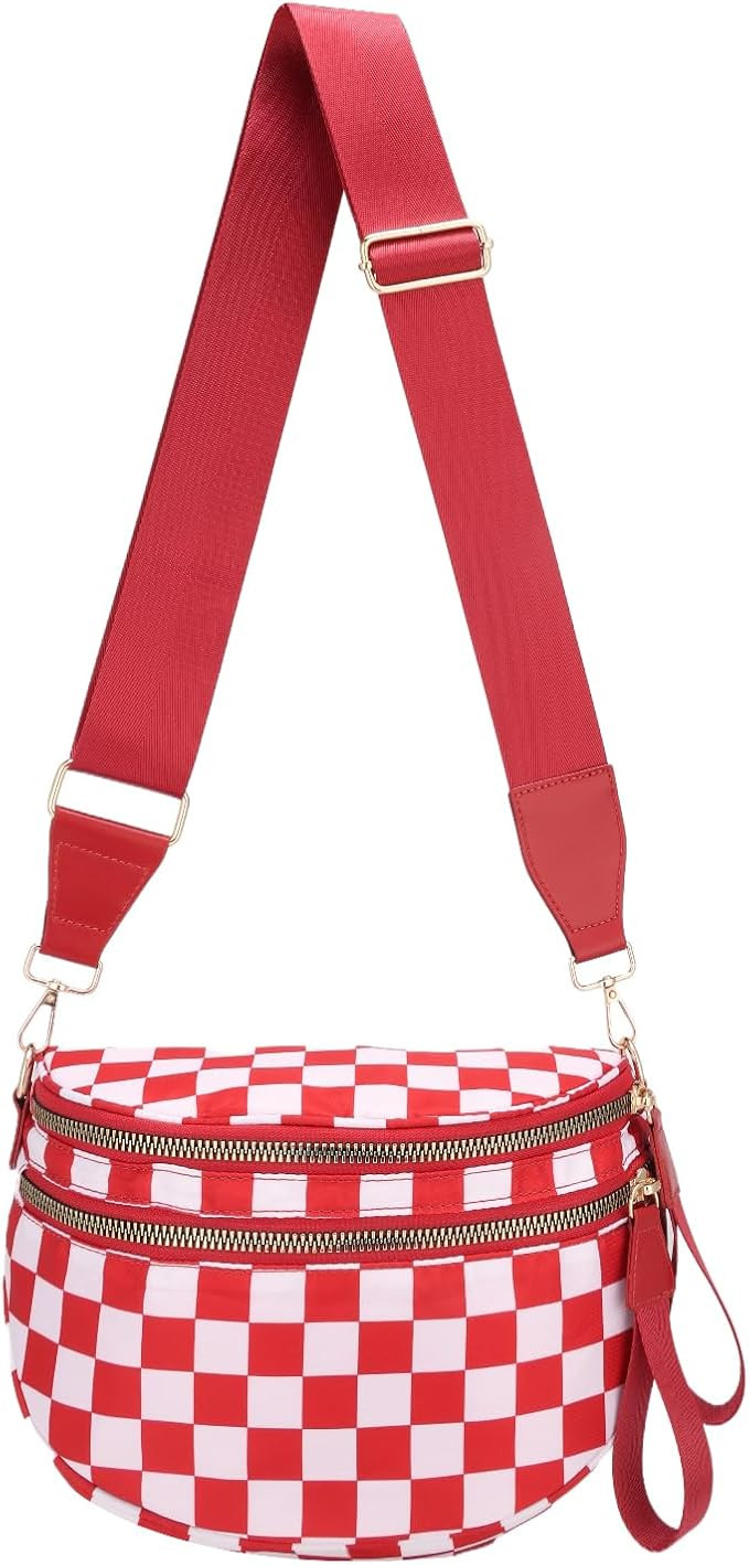 Crossbody Bags Bum Bag for Women Sling Bag Purse with Adjustable Strap | Amazon (US)