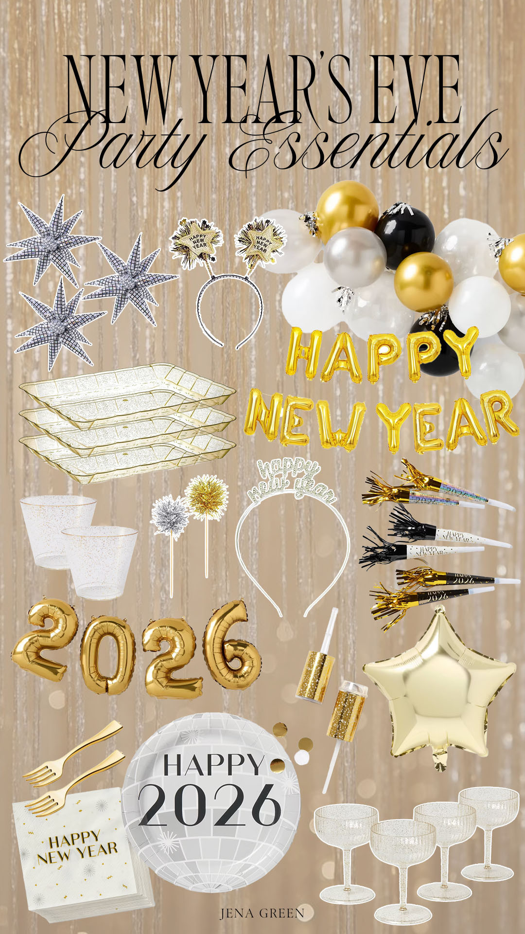 New Year's Eve Party Essentials | New Year's Eve Party Must Haves 

 #LTKHoliday #LTKSeasonal #LTKHome