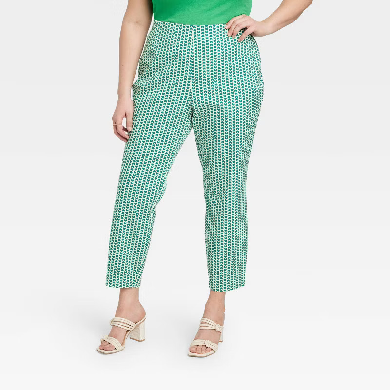 Women's High-Rise Slim Fit Ankle Pants - A New Day™ | Target
