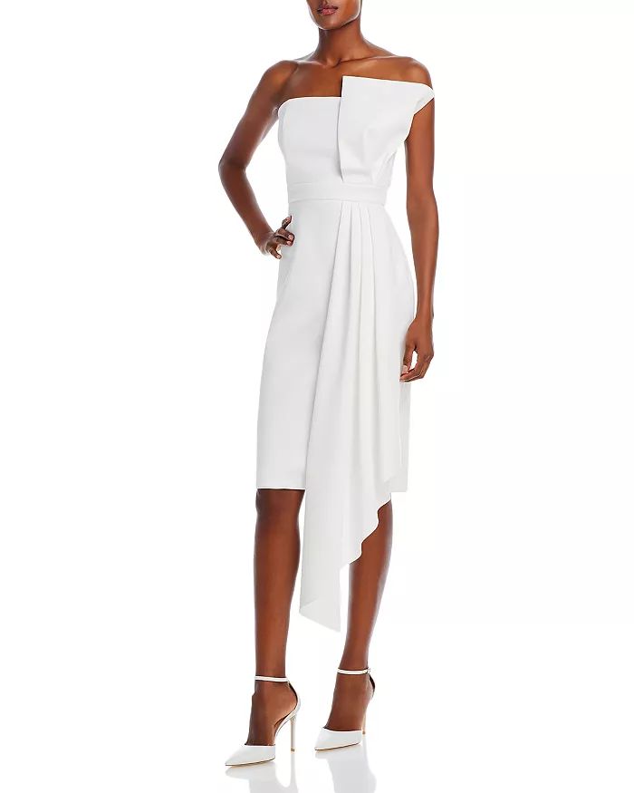 Asymmetric Draped Dress | Bloomingdale's (US)