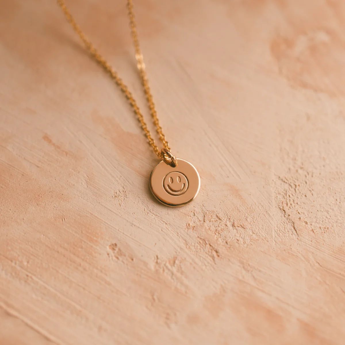 Smiley Disc Necklace | Made by Mary (US)