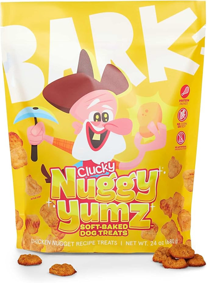 Barkbox Nuggy Yumz - Soft-Baked Chicken Nugget-Inspired Treats Packed with Protein, Nutritious In... | Amazon (US)
