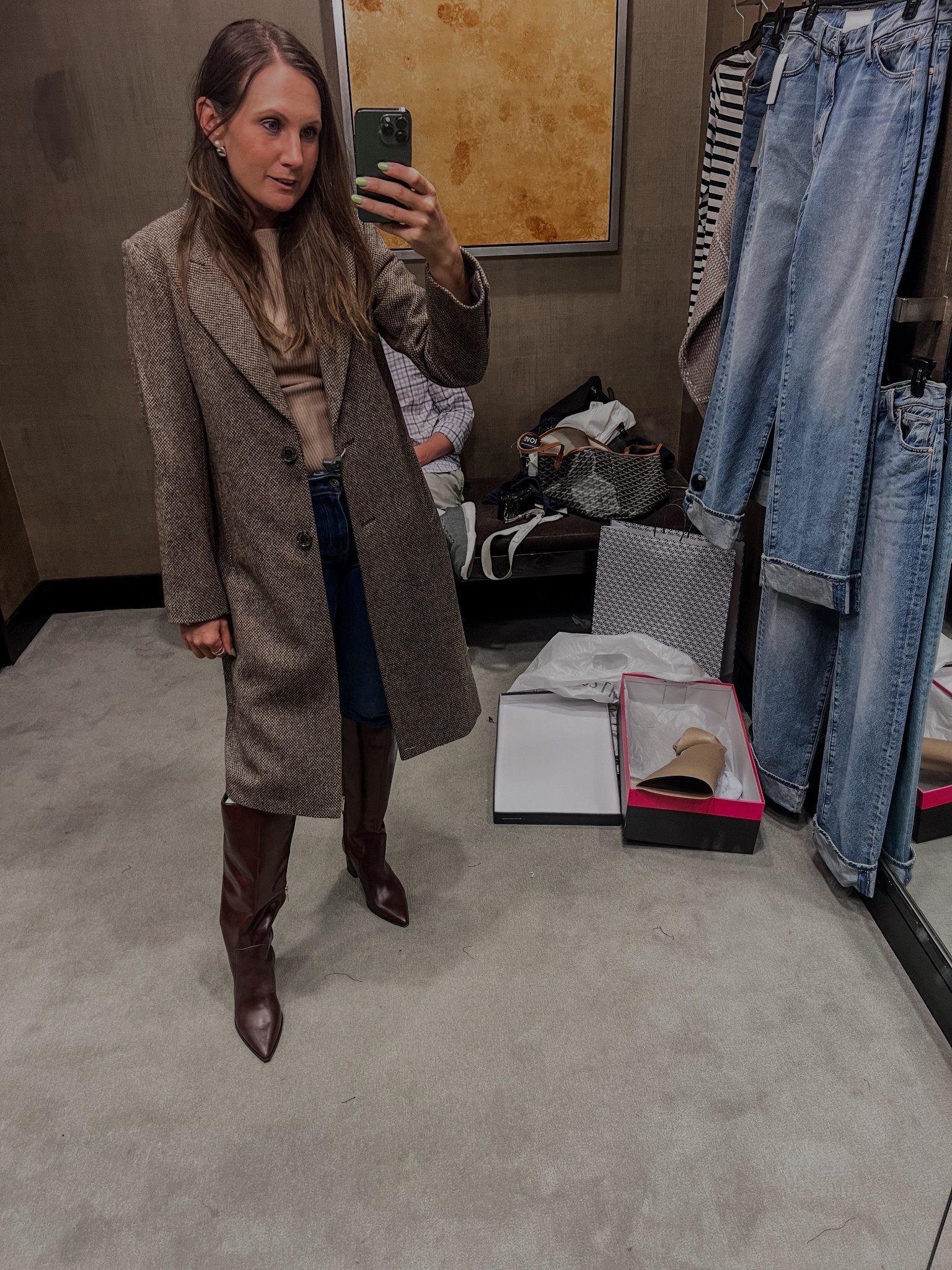 
This year Nordstrom Anniversay, I found fall staple pieces for a capsule wardrobe, knee high boots, business casual work wear.

I bought the open edit tank,  Ralph Lauren Tweed Coat, Vinca Camuto Brown Knee Hogh Boot with pointy toe and heel,  striped crewneck that is giving coastal grandmother vibe, some athletic pieces from free people like the $19 viral shorts,

If I were to add a few the Levi barn coat, western boot, denim under $75, and striped sweater 

#LTKSeasonal #LTKOver40 #LTKMidsize