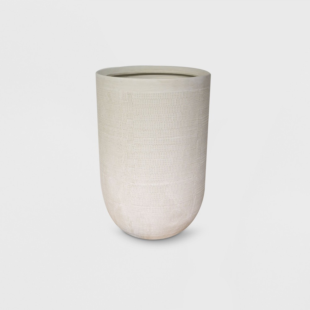 18"" Textured Ceramic Planter White - Project 62 | Target