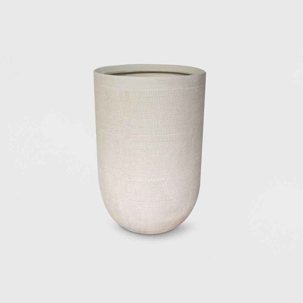 18 Textured Ceramic Planter White - Project 62 | Target