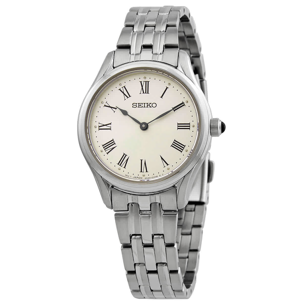 Seiko Quartz Cream Dial Ladies Watch SWR069P1 | Jomashop.com & JomaDeals.com