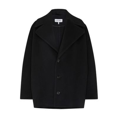 Woolen cropped coat | 24S US