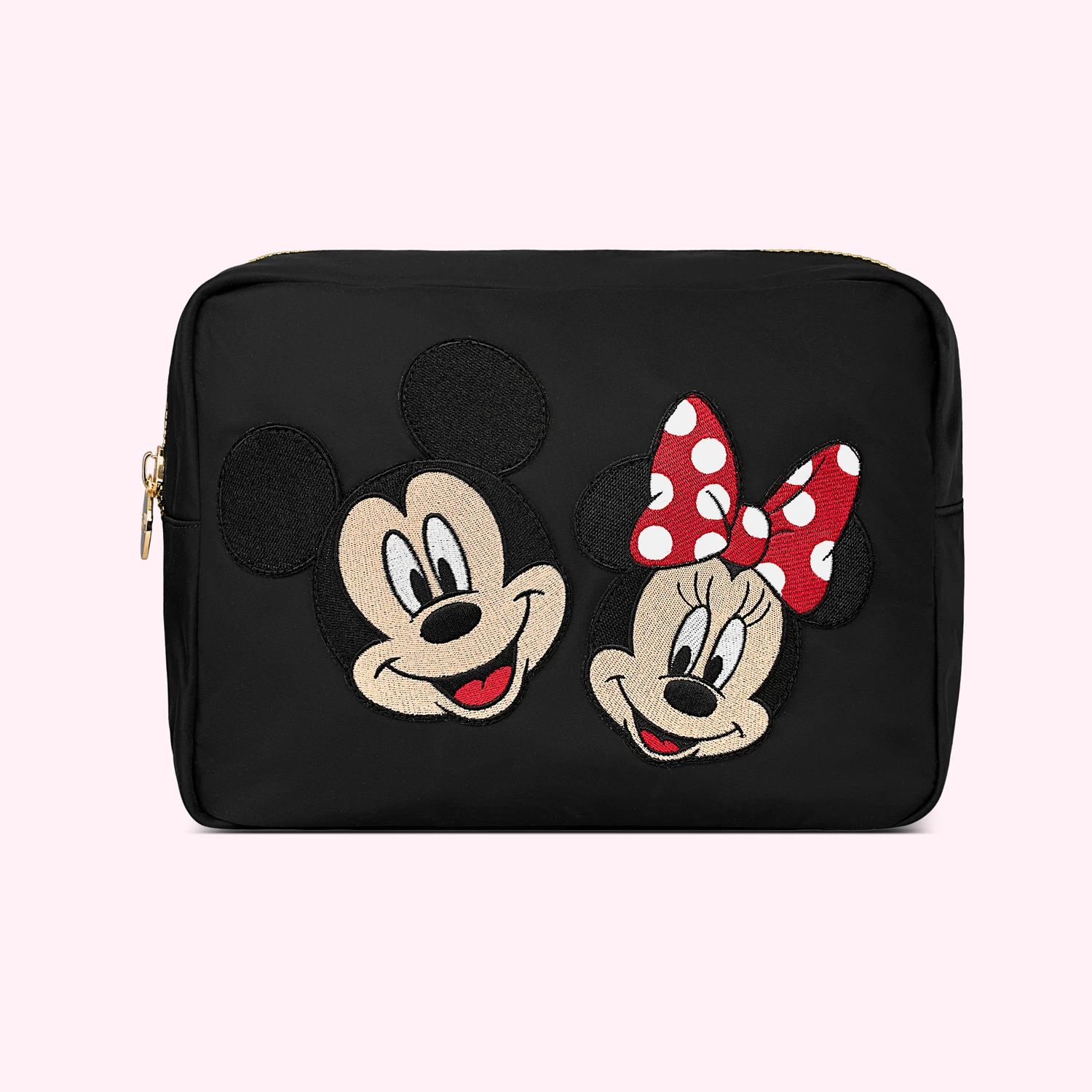 Classic Noir Large Pouch with Large Mickey & Minnie Patch | Stoney Clover Lane