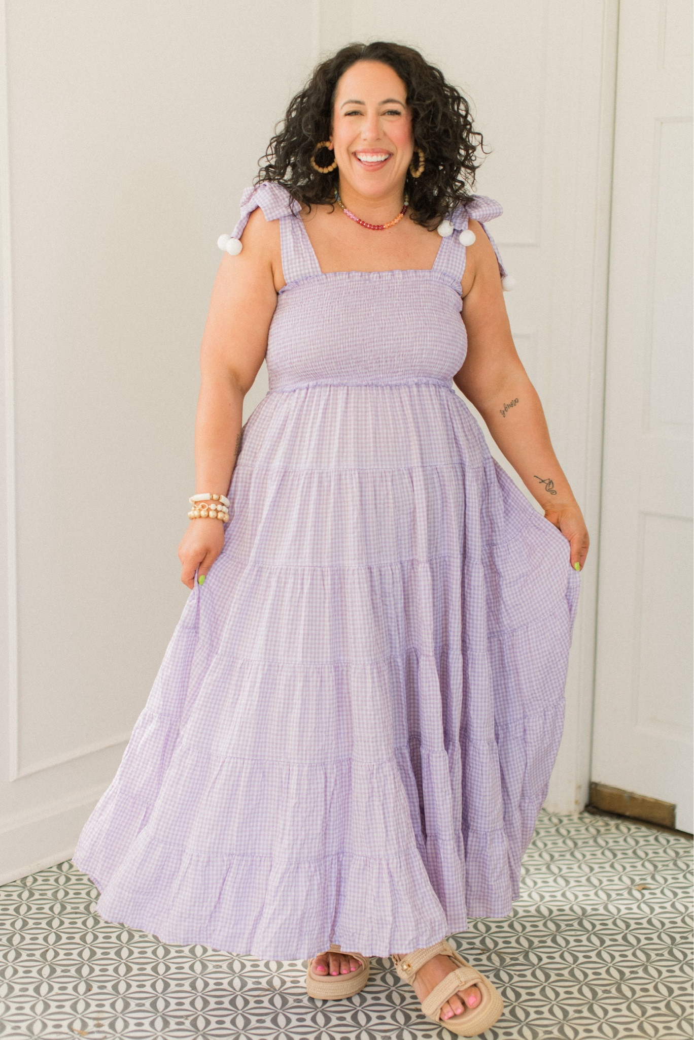 The cutest midsize Amazon spring maxi dress. Look at those cute bow detail, puff ball sleeves!!

#LTKstyletip #LTKmidsize