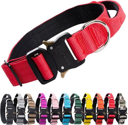 TSPRO Premium Dog Collar with Handle Thick Dog Collar Adjustable Dog Collar Heavy Duty Quick-Rele... | Amazon (CA)