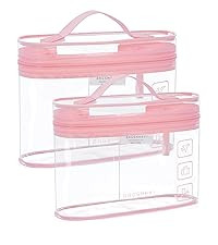 BAGSMART Toiletry Bag Hanging Travel Makeup Organizer with TSA Approved Transparent Cosmetic Bag ... | Amazon (US)