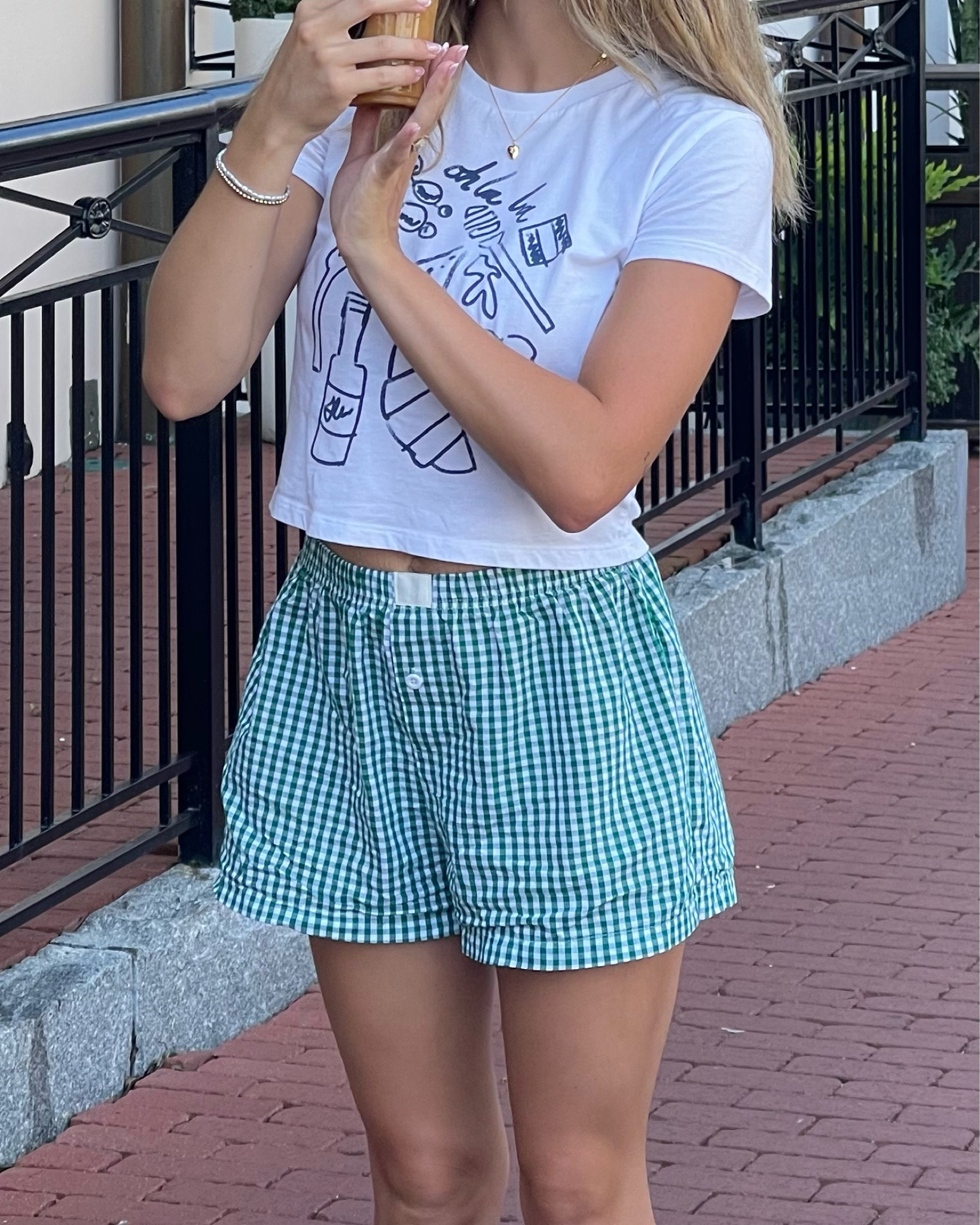 Morning walk ootd! Wearing size 4 in the tee 💙

#LTKGiftGuide #LTKxelfCosmetics #LTKSeasonal