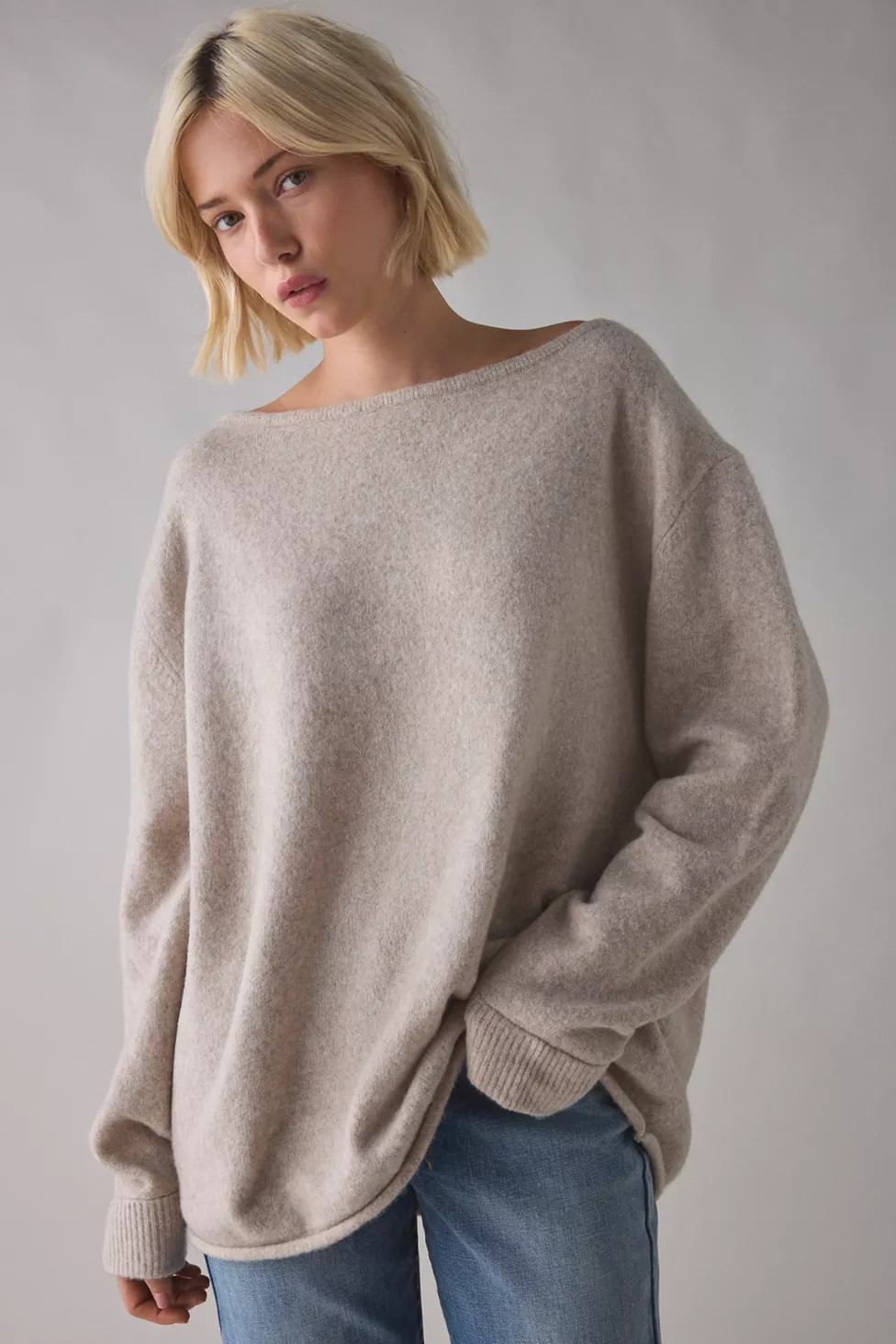 UO Nola Oversized Off-The-Shoulder Sweater | Urban Outfitters (US and RoW)