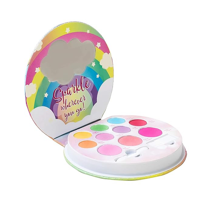 Lip Smacker Sparkle & Shine Eyeshadow Makeup Palette, Unicorn Palette | Christmas Make Up Collect... | Amazon (US)
