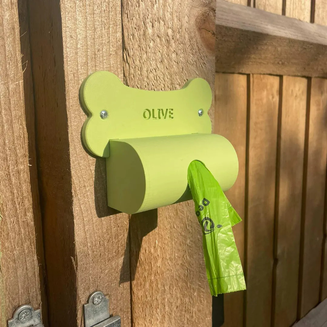 Personalised Dog Poo Bag Wall Mounted Dispenser/holder - Etsy UK | Etsy (US)