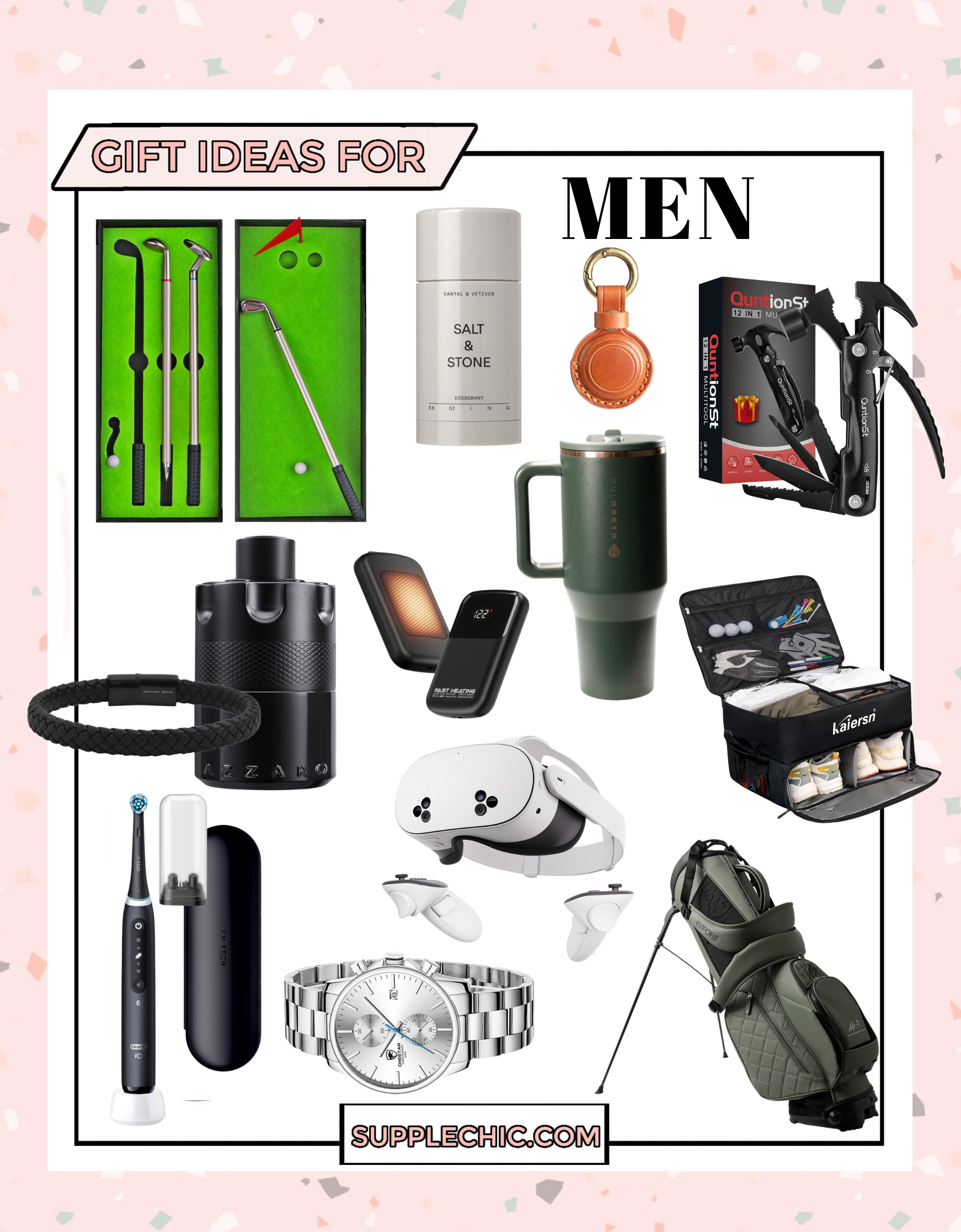 The best gifts aren't just pretty; they solve a problem. Whether it’s a sleek charging station for his nightstand or a durable travel kit, these picks are about showing him you notice the little details of his day-to-day life. #GiftGuideForHim #MensEssentials #HolidayGiftIdeas #GiftsForMen #LTKmens #StockingStuffers #MensStyle #GiftsForDad #HardToShopFor #Holiday2025 

 #LTKGiftGuide #LTKHoliday #LTKFindsUnder100