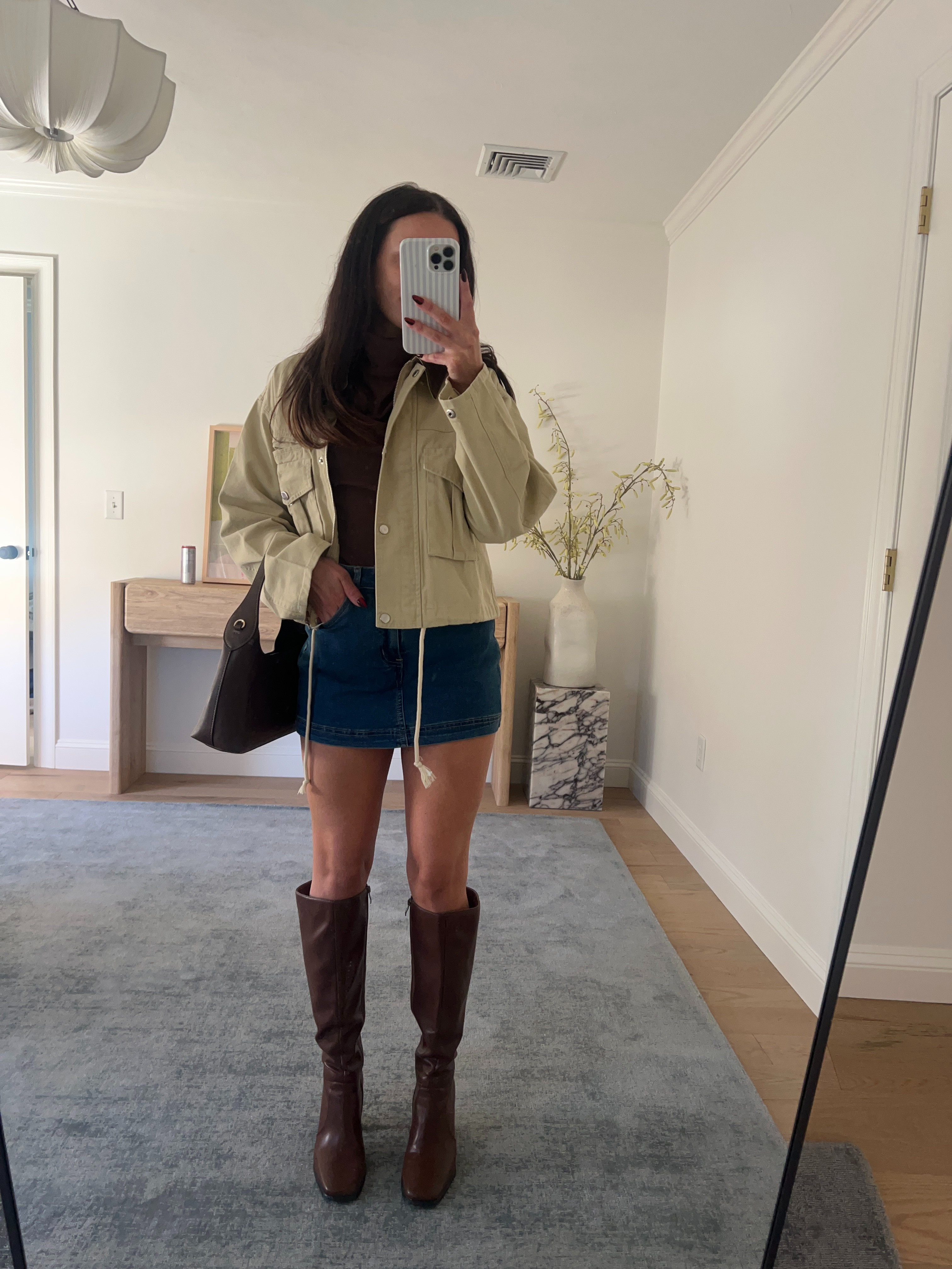 fall outfit! boots tts, skort in S, jacket in S! 

 