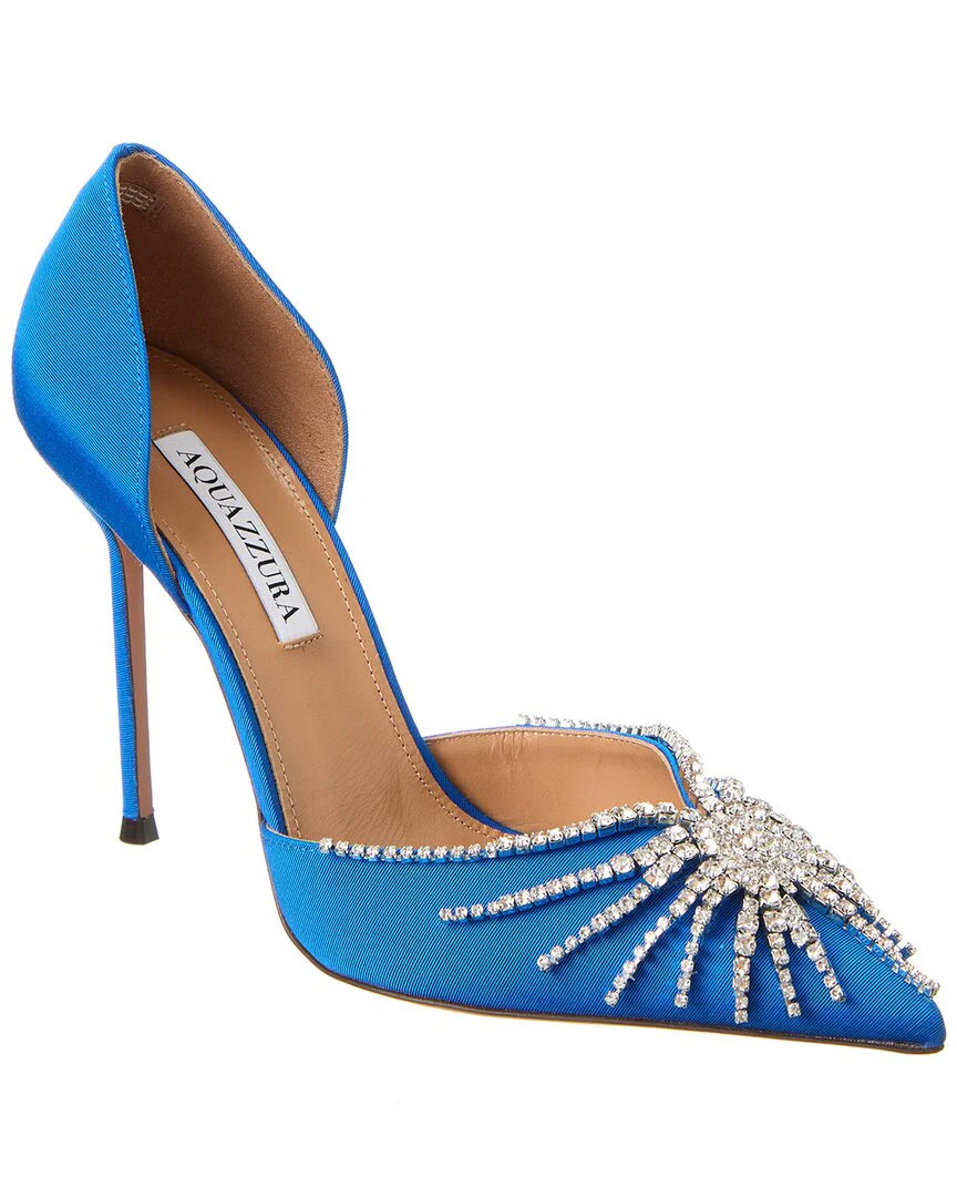 Aquazzura Sunshine 105 Grosgrain Pump | Shop Simon