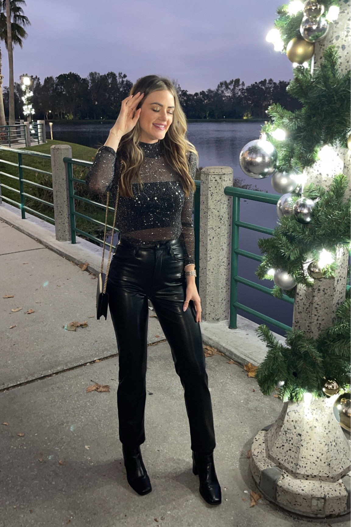 New Year’s Eve outfits. Girls night out outfit. Date night outfit. I’m size 24L in pants  

#LTKHoliday #LTKitbag #LTKunder100