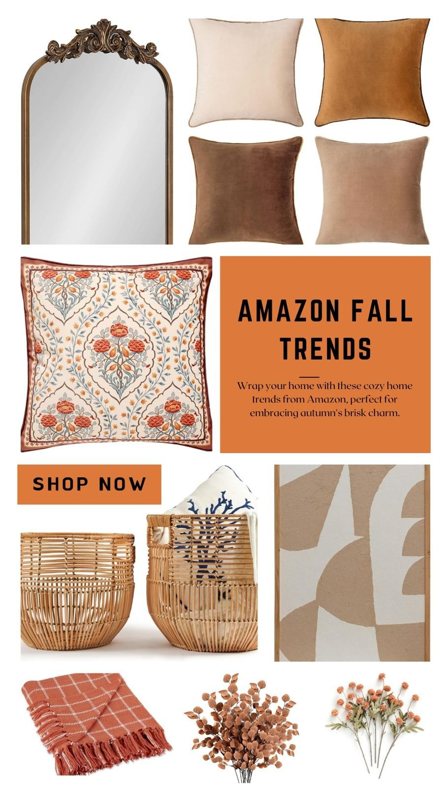 Fall is the perfect time to refresh your home decor, adding warmth and cozy touches as the days get shorter and the air turns crisp. With the right decor elements, you can transform any room into a cozy autumn retreat. Whether you’re looking for abstract art, rustic baskets, or beautiful throws, the following items are perfect for bringing the spirit of fall into your home. Here’s a guide to some of the top fall decor pieces that will elevate your space and get it ready for the season.

#LTKSeasonal #LTKSaleAlert #LTKHome