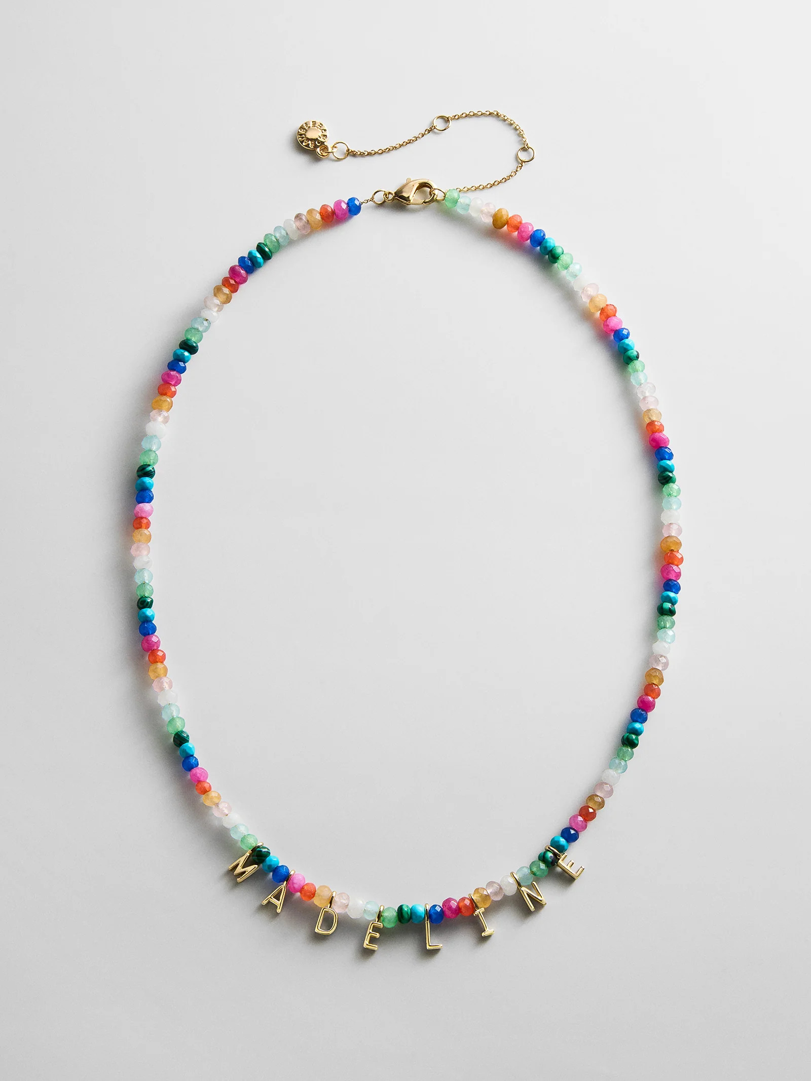 Mini Semi-Precious Custom Necklace - Multi | BaubleBar