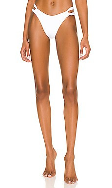 L*Space X TESSA BROOKS Jagger Bitsy Bikini Bottom in White from Revolve.com | Revolve Clothing (Global)