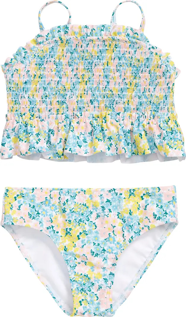 Kids' Smocked Two-Piece Swimsuit | Nordstrom