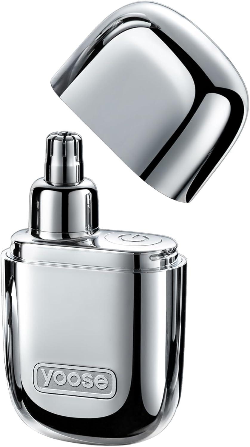 Nose Hair Trimmer, Alloy Rechargeable Nose Hair Trimmer for Men Women, IPX7 Waterproof, Detachabl... | Amazon (US)