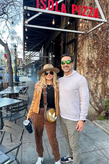 Saturday date night in the beautiful Little Italy San Diego! // dad and mom fashion // leather jacket // nashville outfit // menswear // sunglasses under $20 // CUTS // 

#LTKFind #LTKfamily #LTKstyletip #LTKmens #LTKunder50